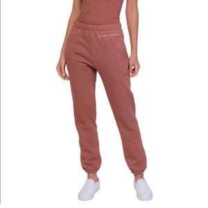 TLA Morgan Stewart Sport terra cotta jogger pants size Small
